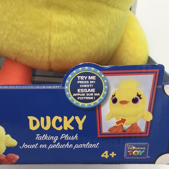 Disney Pixar Toy Story 4 Ducky Talking Soft Plush Stuffed Animal Duck - Picture 5 of 12